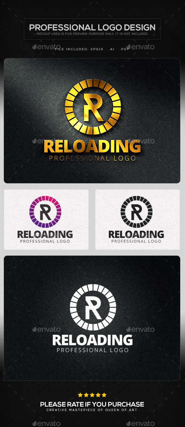 GraphicRiver Reloading Logo Template 10413178 GraphicRiver Reloading Logo Template 10413178