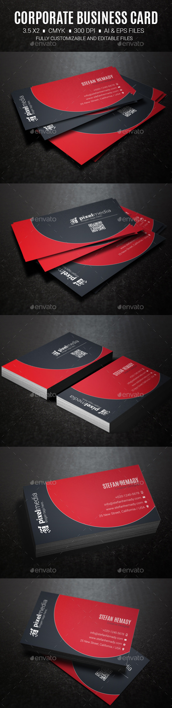 GraphicRiver Corporate Business Card 10413212 GraphicRiver Corporate Business Card 10413212