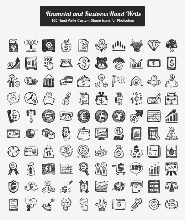 GraphicRiver 100 Finance and Business Custom Shape 10361733 GraphicRiver 100 Finance and Business Custom Shape 10361733