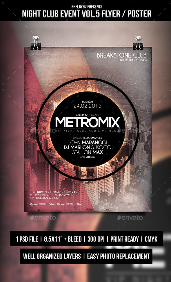GraphicRiver Night Club Event Flyer Poster Vol.5 10413785 GraphicRiver Night Club Event Flyer Poster Vol.5 10413785