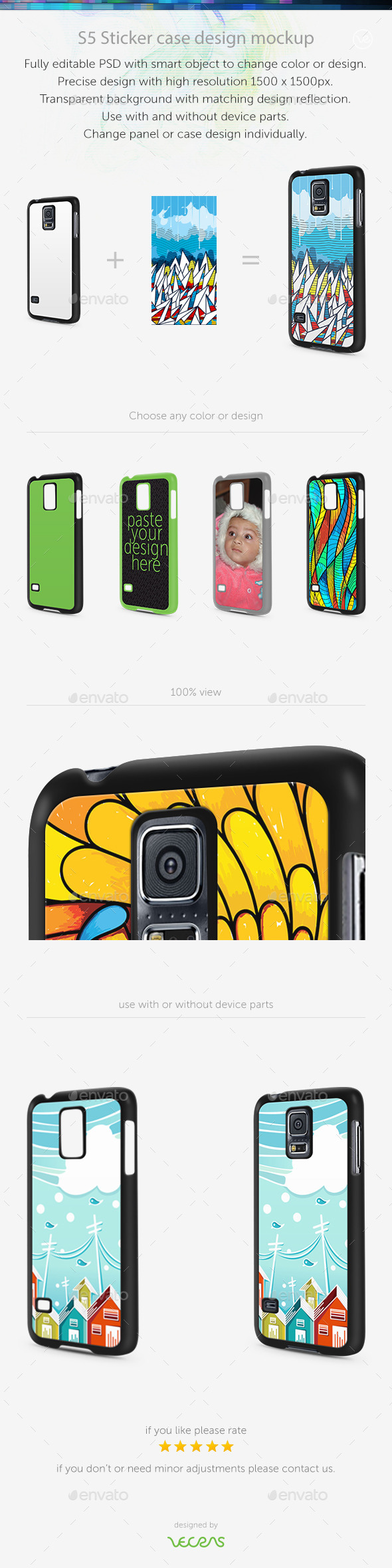 GraphicRiver S5 Sticker Case Design Mockup 10413896 GraphicRiver S5 Sticker Case Design Mockup 10413896