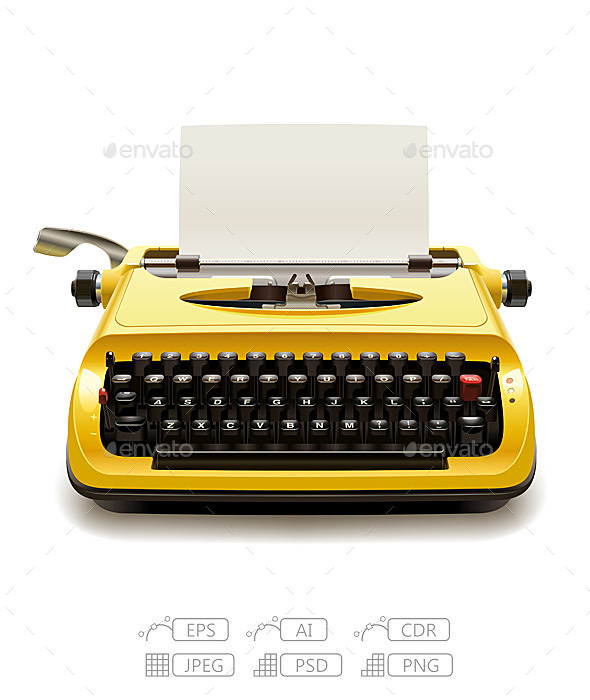 GraphicRiver Old Typewriter 10414060 GraphicRiver Old Typewriter 10414060