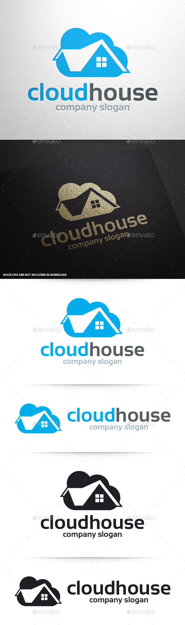 GraphicRiver Cloud House Logo Template 10414836 GraphicRiver Cloud House Logo Template 10414836