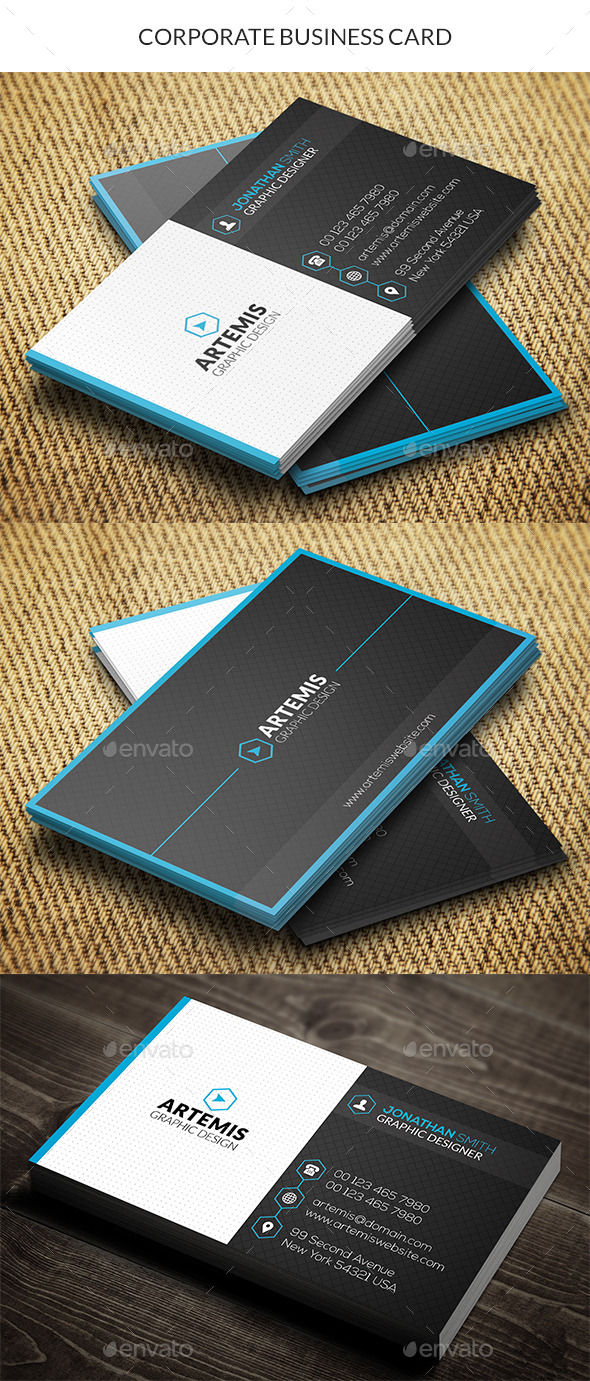 GraphicRiver Corporate Business Card 10415182 GraphicRiver Corporate Business Card 10415182