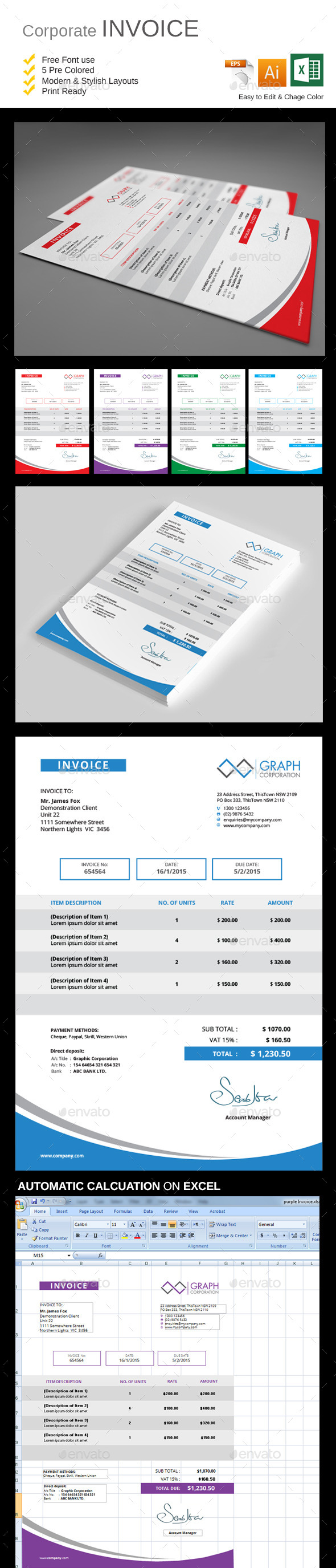 GraphicRiver Invoice 10415340 GraphicRiver Invoice 10415340