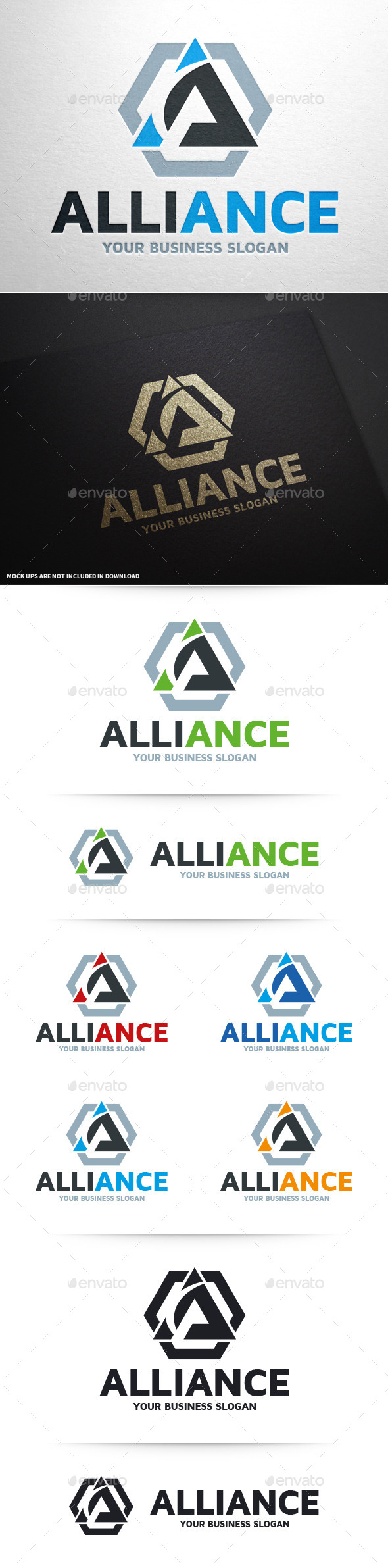 GraphicRiver Alliance Letter A Logo 10415690 GraphicRiver Alliance Letter A Logo 10415690