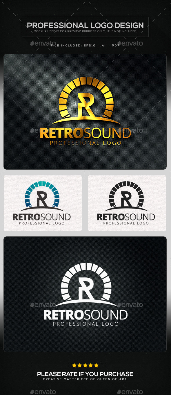 GraphicRiver Retro Sound Logo Template 10415706 GraphicRiver Retro Sound Logo Template 10415706