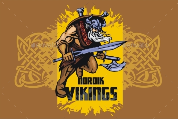 Viking Warrior with Sword (People)