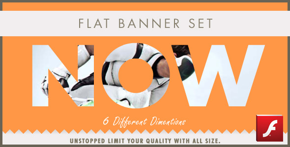 Flat Modern Animation Banner Set Flat Modern Animation Banner Set