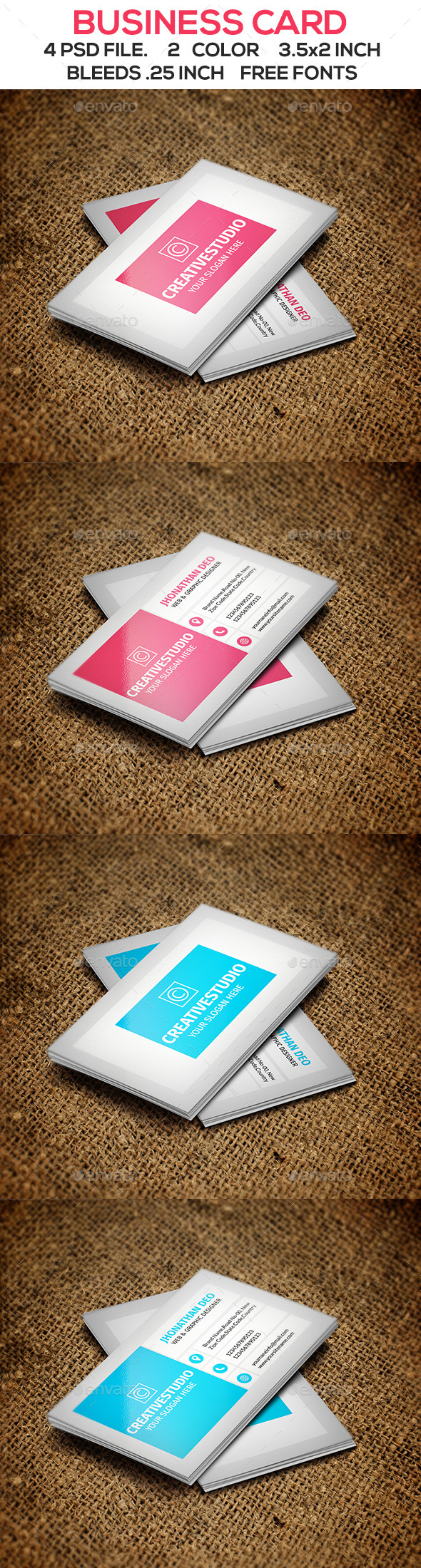 GraphicRiver Modern Business Card V2 10418086 GraphicRiver Modern Business Card V2 10418086