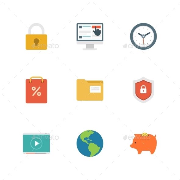 GraphicRiver Business and Security Icons 10419087 GraphicRiver Business and Security Icons 10419087