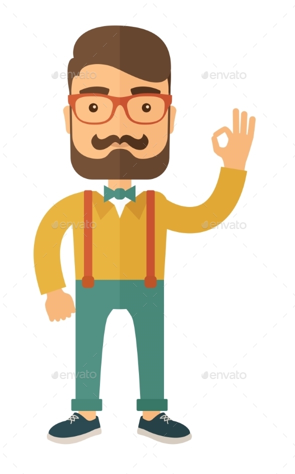 GraphicRiver Young Hipster 10419093 GraphicRiver Young Hipster 10419093