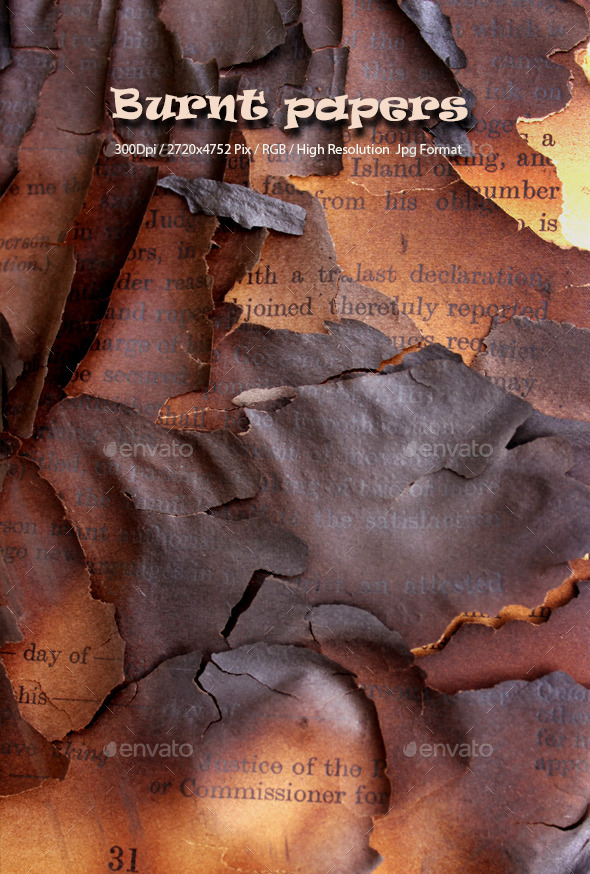 GraphicRiver Burnt Papers Background 0109 10419448 GraphicRiver Burnt Papers Background 0109 10419448