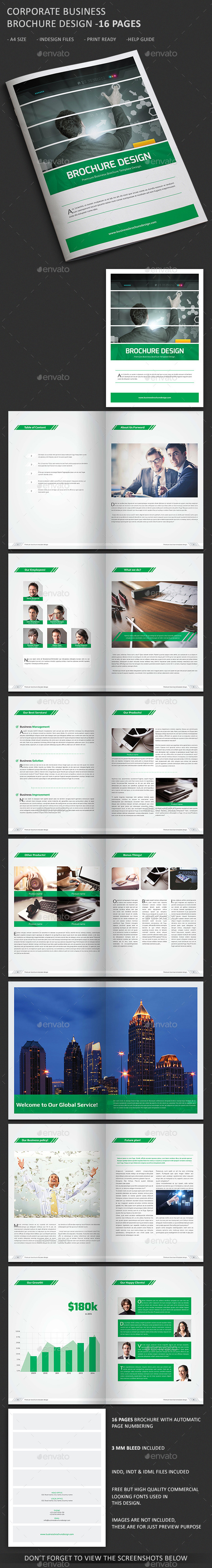 Bi-Fold Corporate Business Brochure (Corporate)