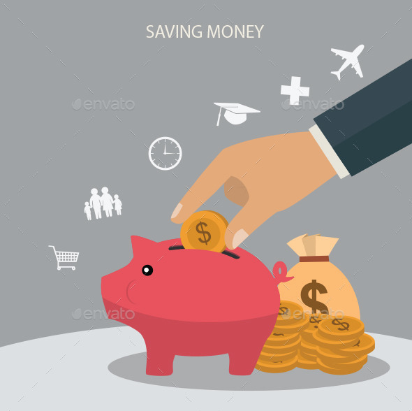 GraphicRiver Saving Money 10423515 GraphicRiver Saving Money 10423515