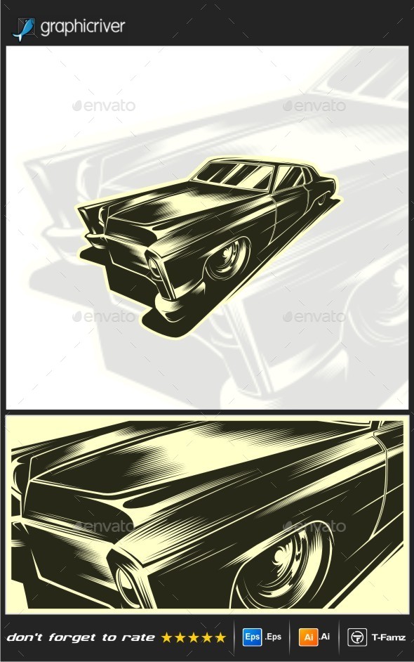 Classic Car Vector