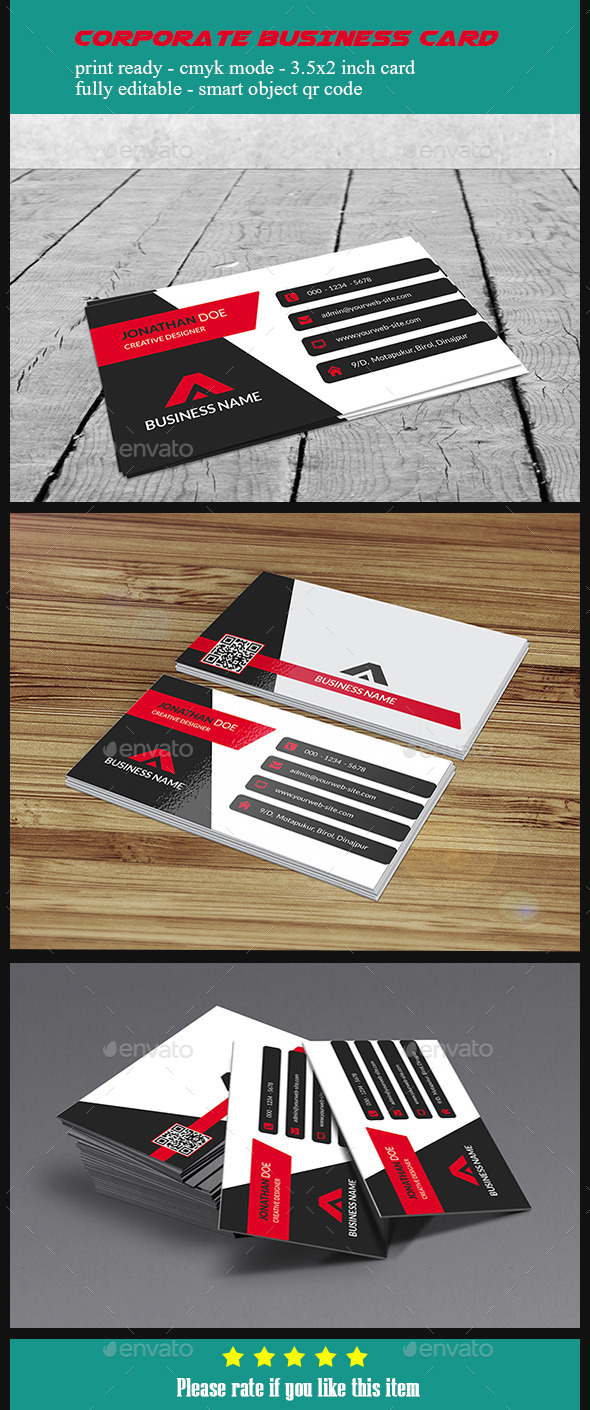 GraphicRiver Corporate Business Card V5 10424494 GraphicRiver Corporate Business Card V5 10424494