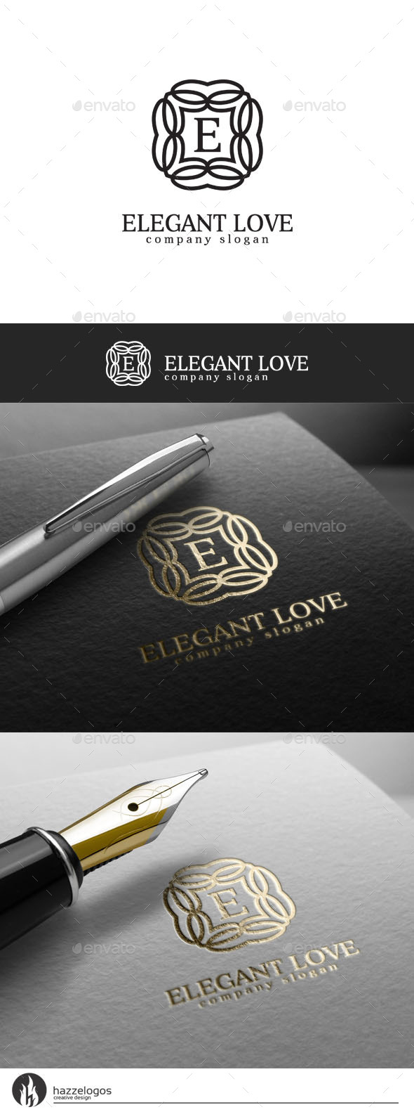 GraphicRiver Elegant Love Logo 10424693 GraphicRiver Elegant Love Logo 10424693