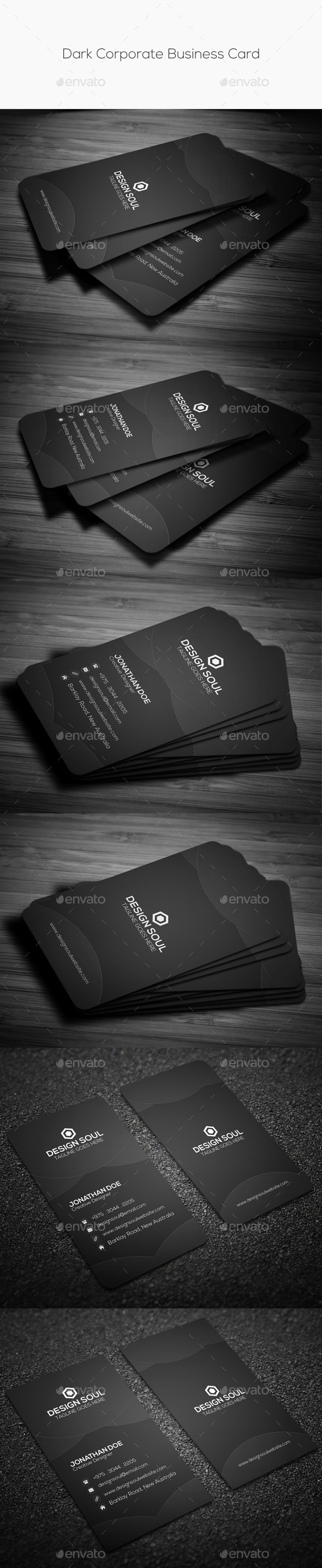 GraphicRiver Dark Corporate Business Card 10427657 GraphicRiver Dark Corporate Business Card 10427657