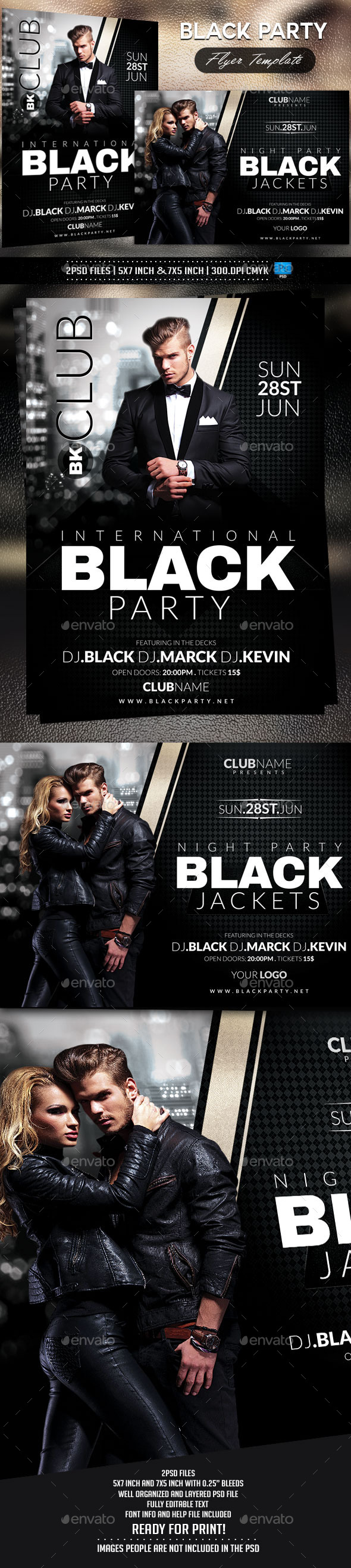 GraphicRiver Black Party Flyer Template 10428223 GraphicRiver Black Party Flyer Template 10428223