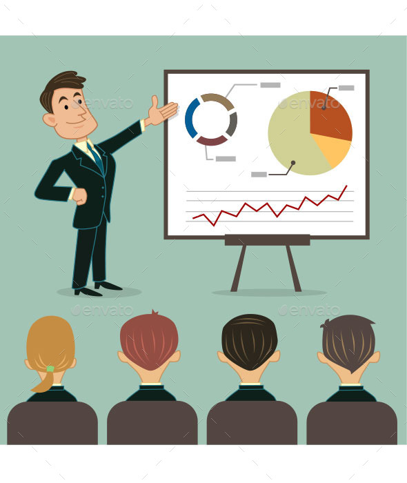 GraphicRiver Business Presentation to Audience 10429056 GraphicRiver Business Presentation to Audience 10429056