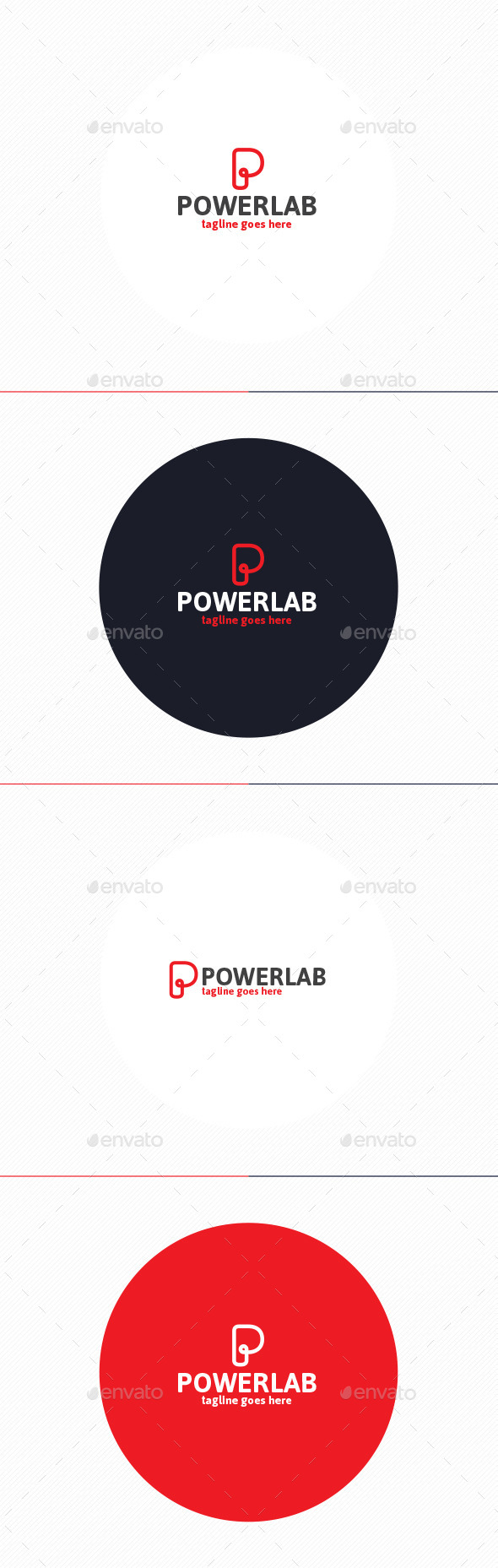 GraphicRiver Power Lab Logo Letter P 10429734 GraphicRiver Power Lab Logo Letter P 10429734