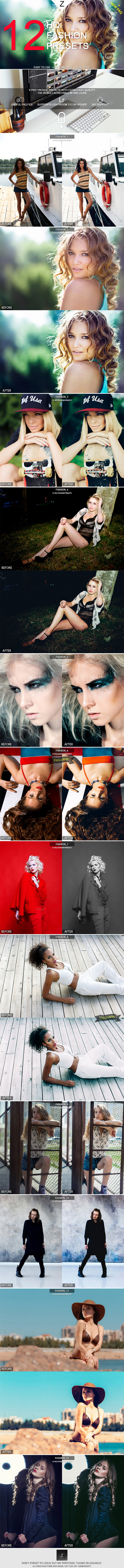 12 HQ Fashion Presets 12 HQ Fashion Presets