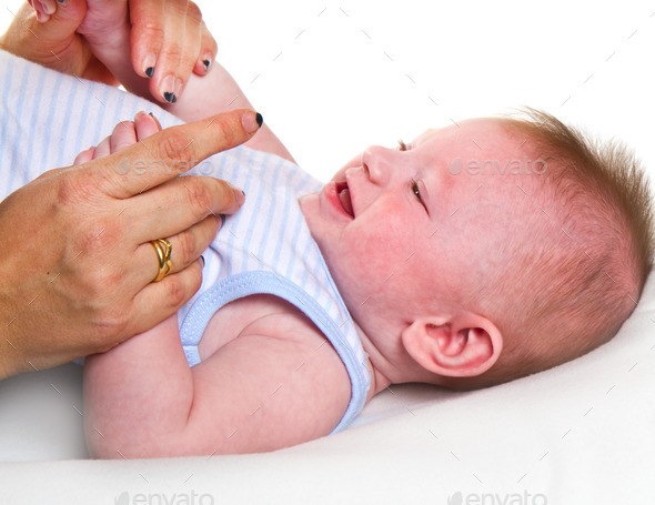 baby playing and laughing. (Misc) Photo Download