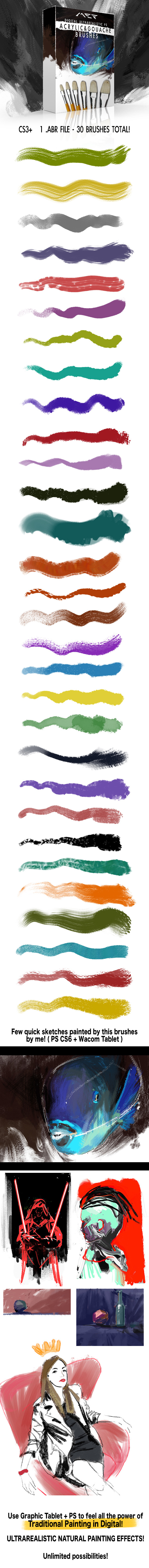 GraphicRiver Gouache & Acrylic Photoshop Brushes 10434488 GraphicRiver Gouache & Acrylic Photoshop Brushes 10434488