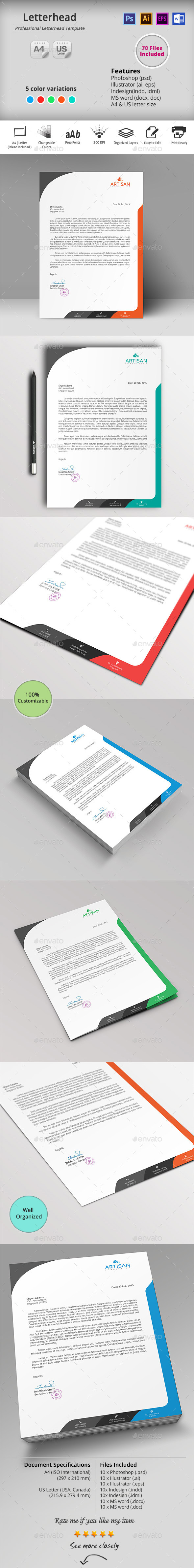 GraphicRiver Letterhead 10434694 GraphicRiver Letterhead 10434694