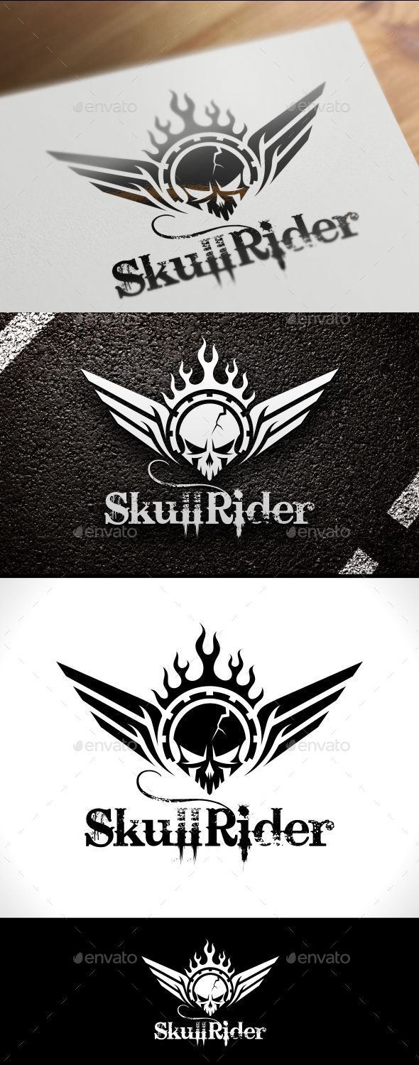 GraphicRiver Skull Rider Logo Template 10434713 GraphicRiver Skull Rider Logo Template 10434713