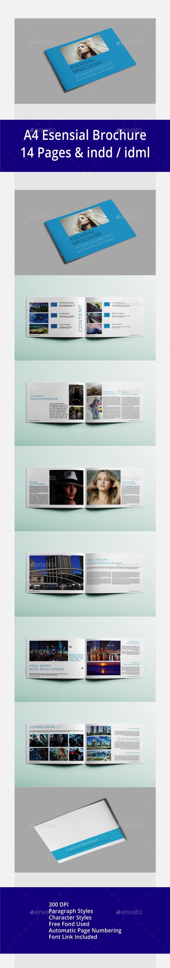 A4 Landscape Esensial Brochure A4 Landscape Esensial Brochure