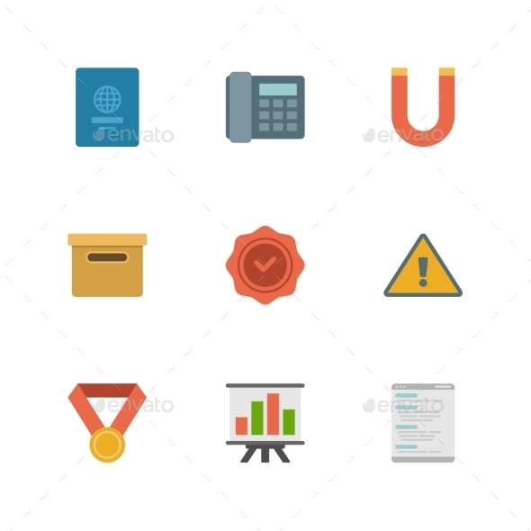 GraphicRiver Flat Design Icons 10435579 GraphicRiver Flat Design Icons 10435579