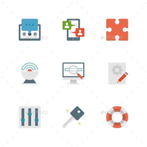 GraphicRiver Flat Design Icons 10435583 GraphicRiver Flat Design Icons 10435583