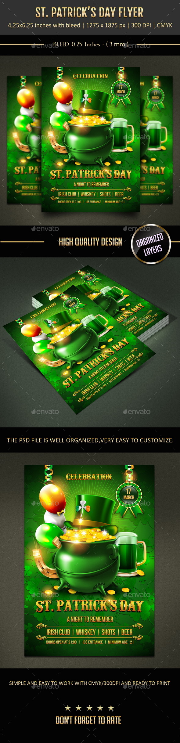 GraphicRiver St Patrick s Day Flyer 10394943 GraphicRiver St Patrick s Day Flyer 10394943