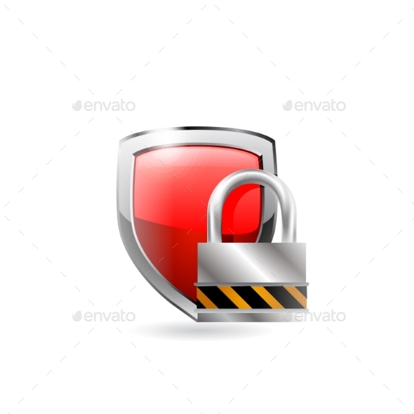GraphicRiver Shield and Lock 10437026 GraphicRiver Shield and Lock 10437026