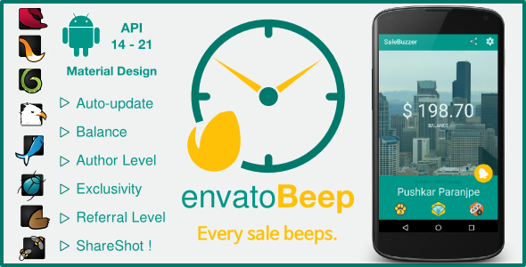 CodeCanyon Envato Beep Periodic Sale Udpate App 10442608 CodeCanyon Envato Beep Periodic Sale Udpate App 10442608