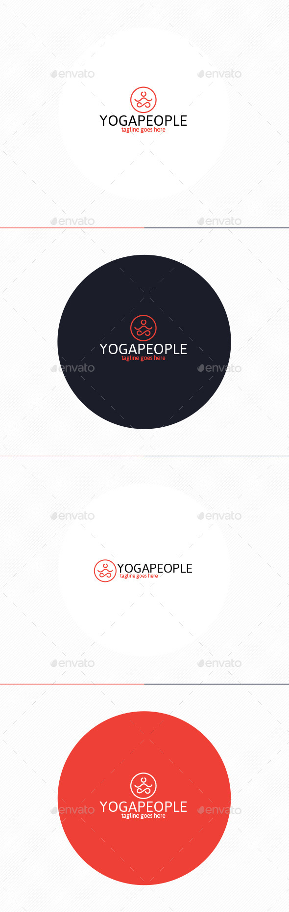 GraphicRiver Yoga People Logo 10443142 GraphicRiver Yoga People Logo 10443142