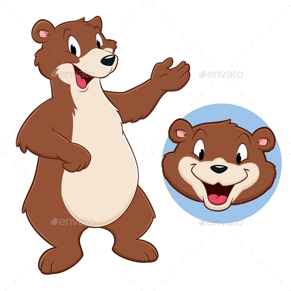 GraphicRiver Cartoon Bear 10443385 GraphicRiver Cartoon Bear 10443385