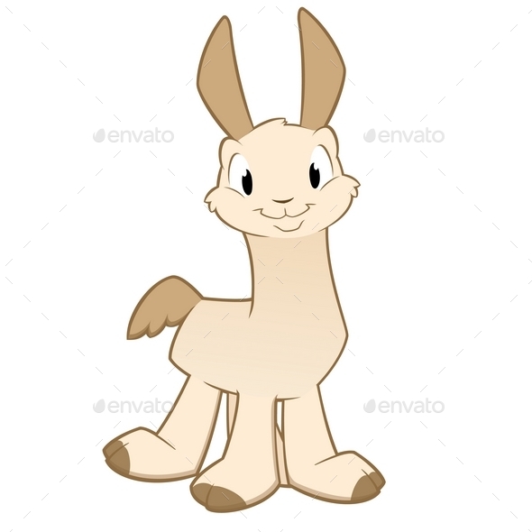 Cartoon Llama Cartoon Llama