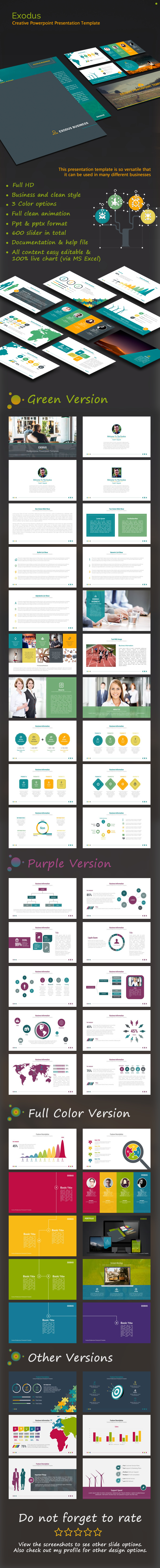 GraphicRiver Exodus Powerpoint 10398682 GraphicRiver Exodus Powerpoint 10398682