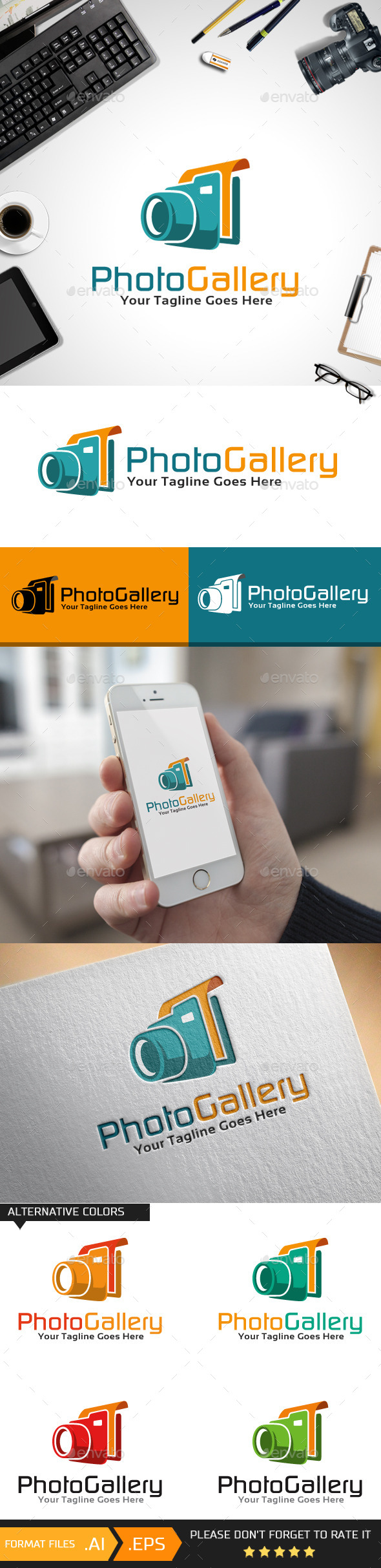 GraphicRiver Photo Gallery Logo Template 10443940 GraphicRiver Photo Gallery Logo Template 10443940