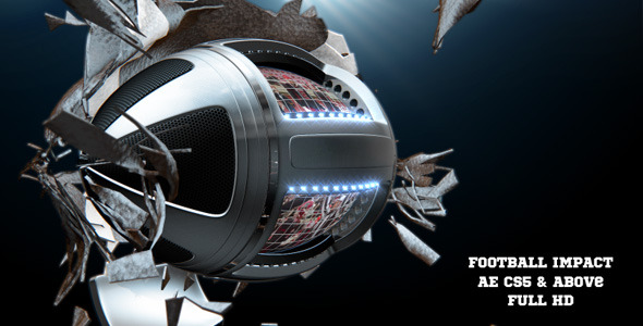 Football Impact 3D Ident Football Impact 3D Ident