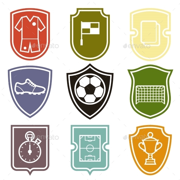 GraphicRiver Set of Sports Labels 10444004 GraphicRiver Set of Sports Labels 10444004
