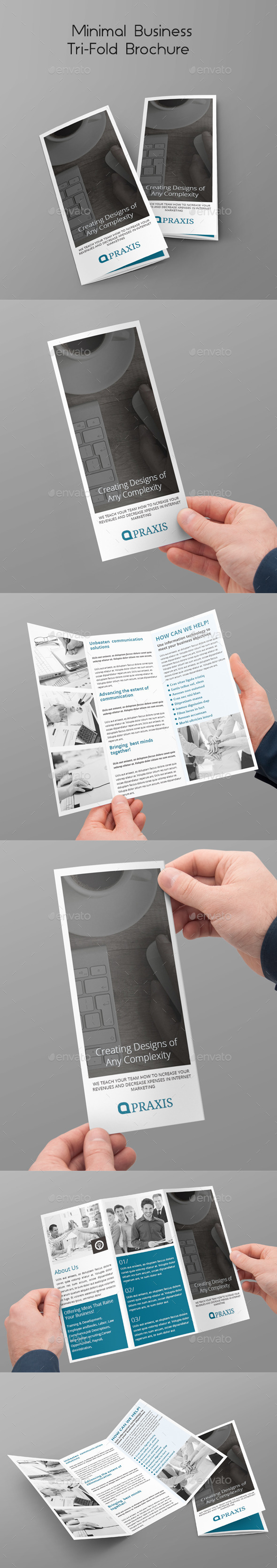 Minimal Business Tri-Fold Brochure (Corporate)