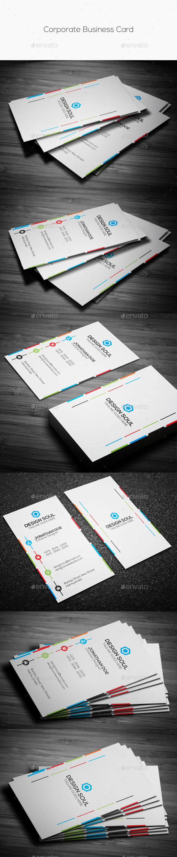GraphicRiver Corporate Business Card 10444978 GraphicRiver Corporate Business Card 10444978