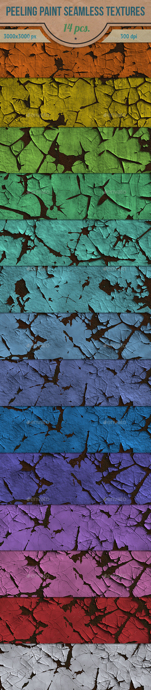 GraphicRiver Peeling Paint HD Seamless Textures Pack 10445710 GraphicRiver Peeling Paint HD Seamless Textures Pack 10445710