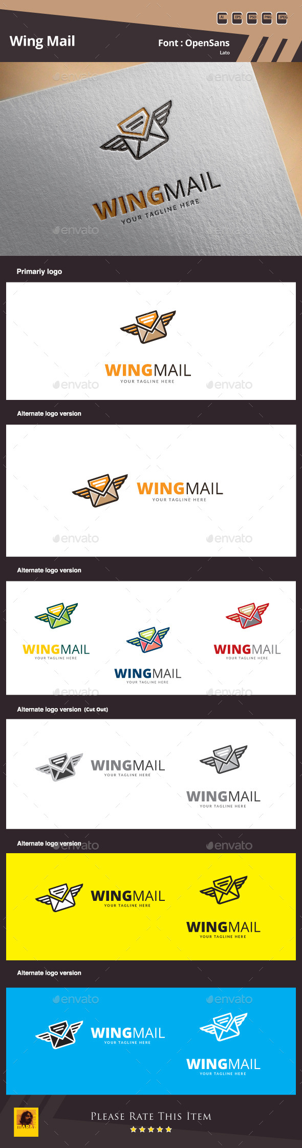 GraphicRiver Wind Mail Logo Template 10447783 GraphicRiver Wind Mail Logo Template 10447783