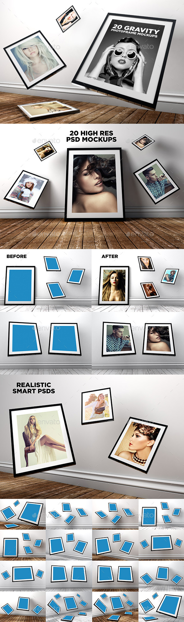 GraphicRiver 20 Gravity Photo Frame Mockups 10447879 GraphicRiver 20 Gravity Photo Frame Mockups 10447879