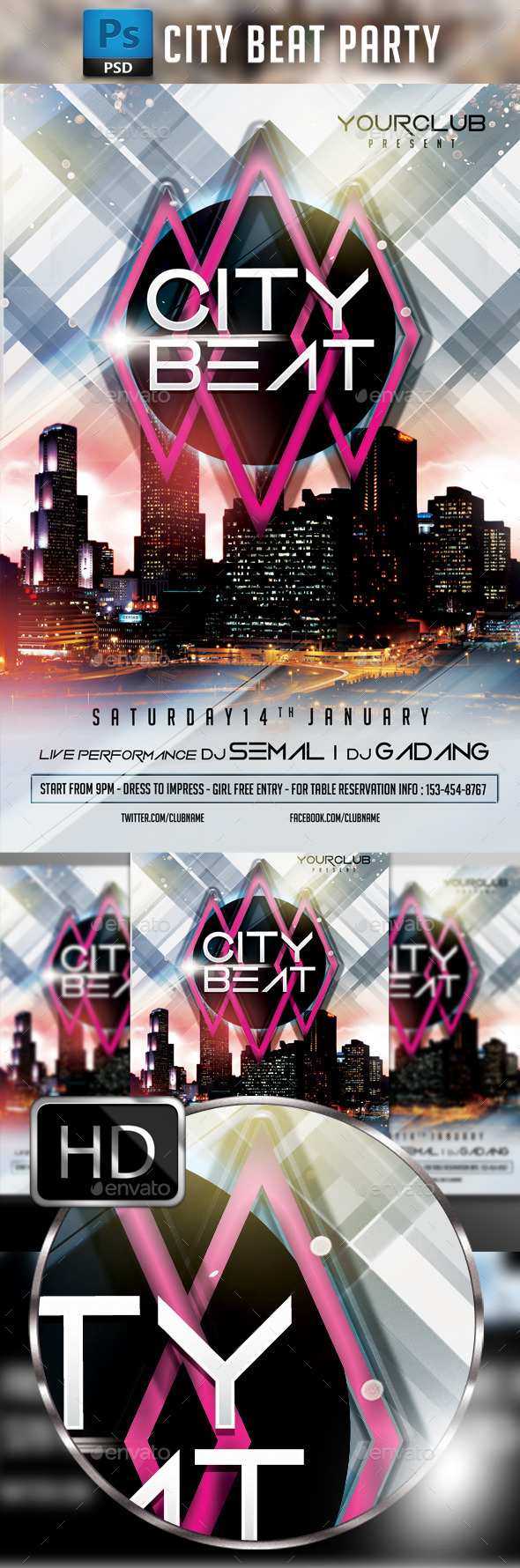 GraphicRiver City Beat Party 10447915 GraphicRiver City Beat Party 10447915